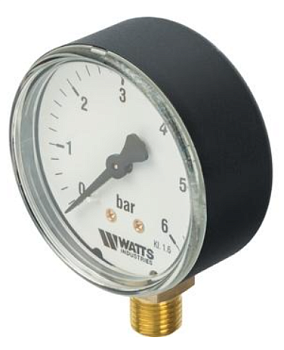 Манометр MHR  50/4   (1/4",0-4 бар) WATTS